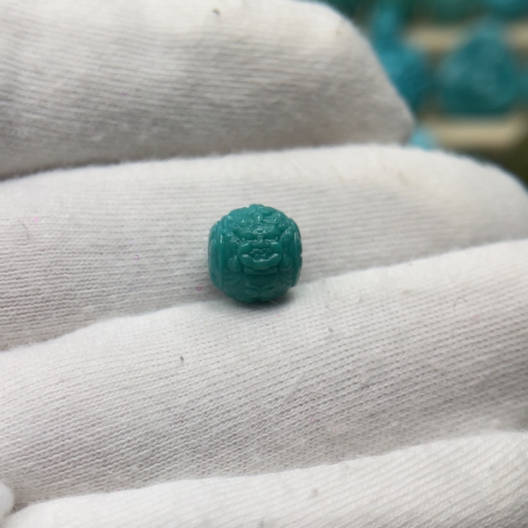 绿松石未镶嵌颈饰卡9-8.5