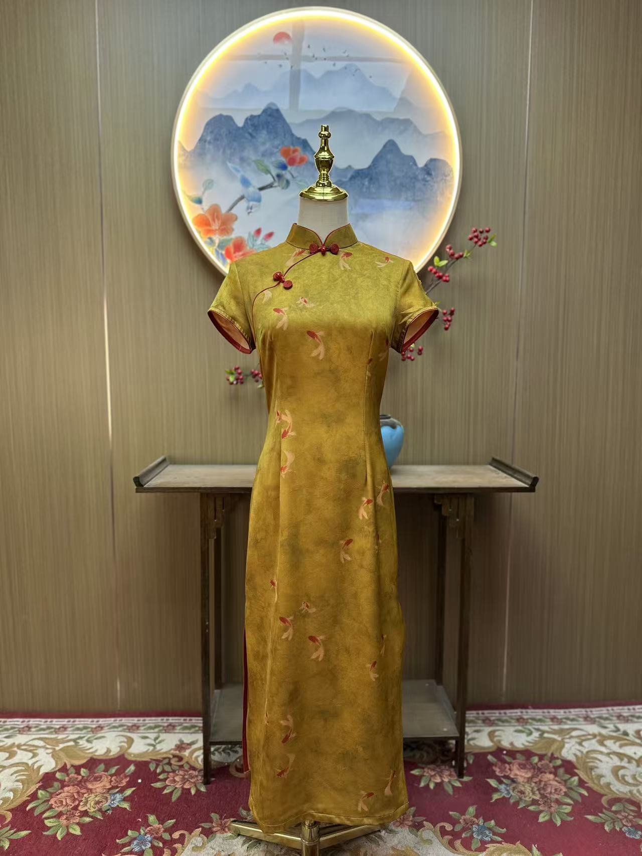 年年有鱼 日常气质文艺国风复古显瘦优雅旗袍