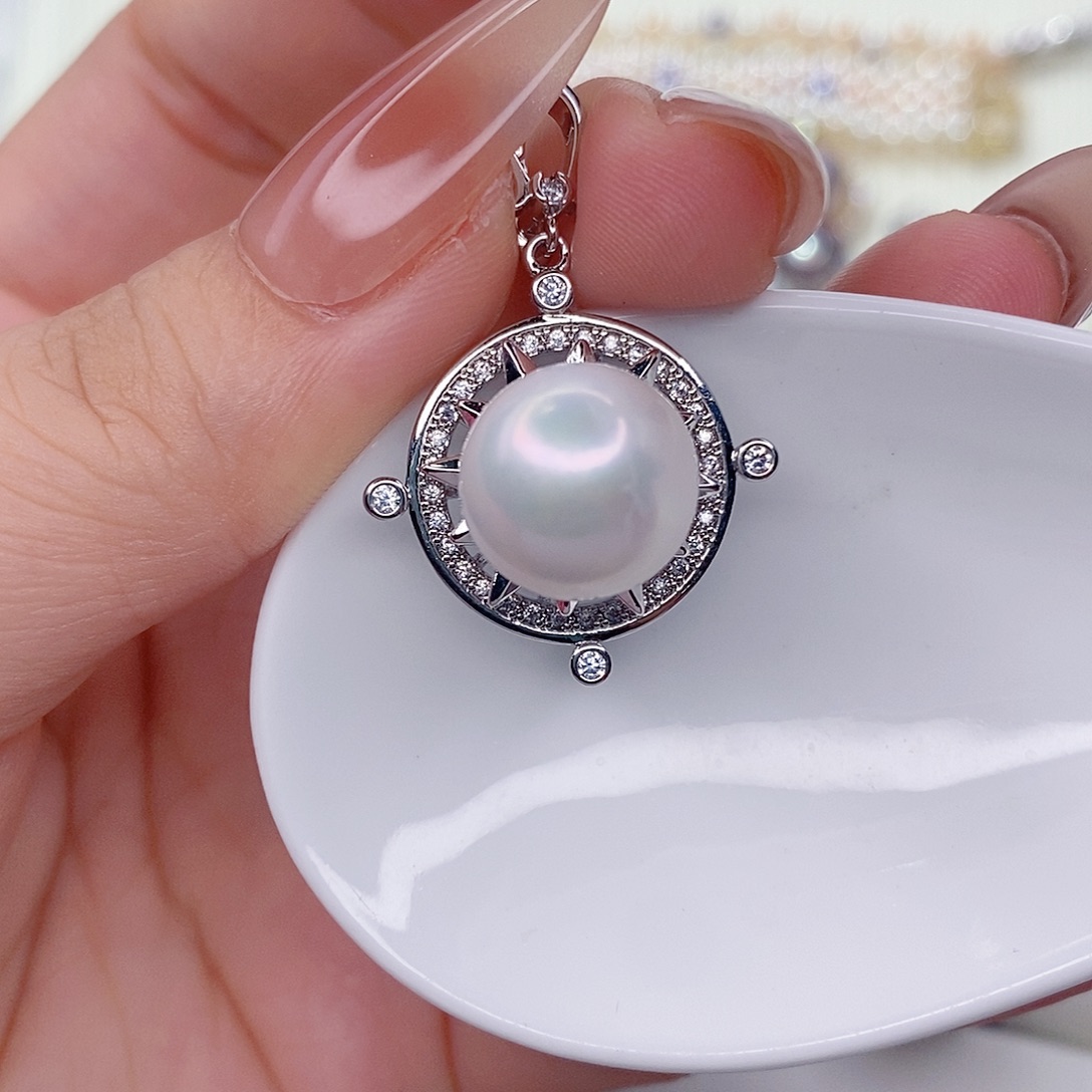 淡水珍珠未镶嵌吊坠(赠链)