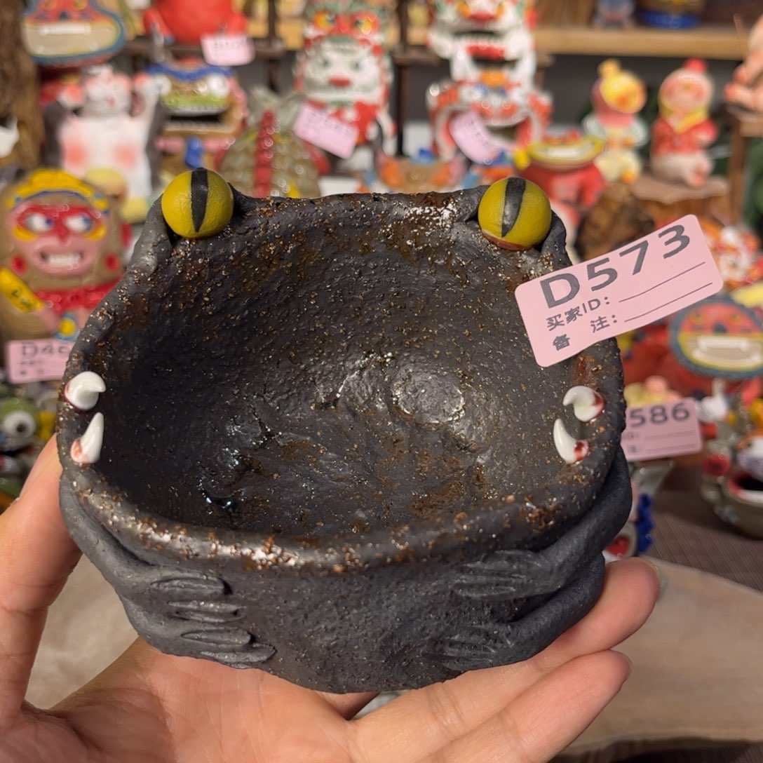 泥塑纯手工茶宠摆件