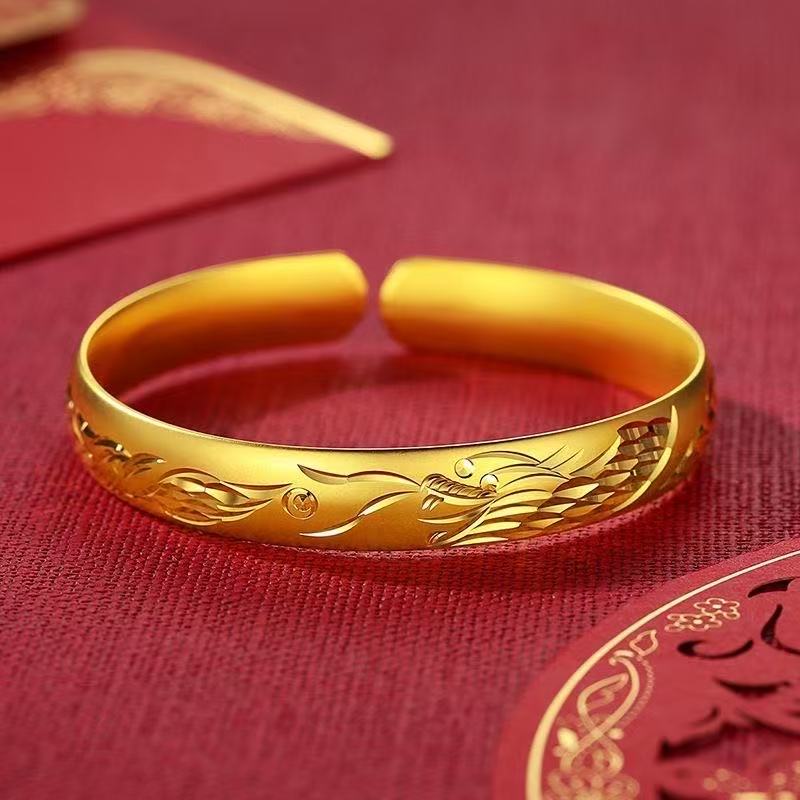 【吴总专属】新国风龙凤开口手镯