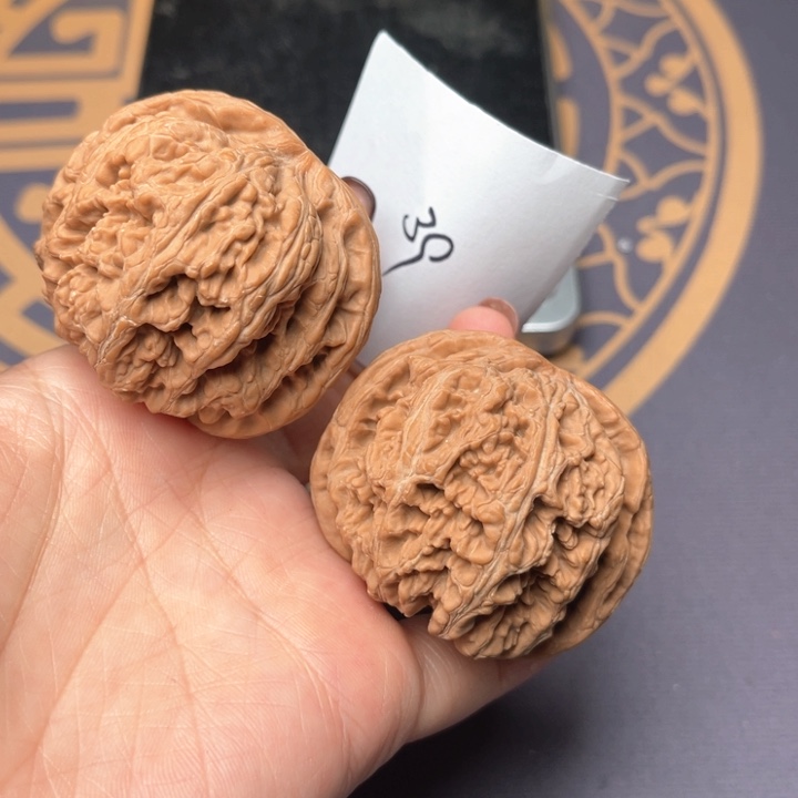 文玩核桃把件48大粗筋