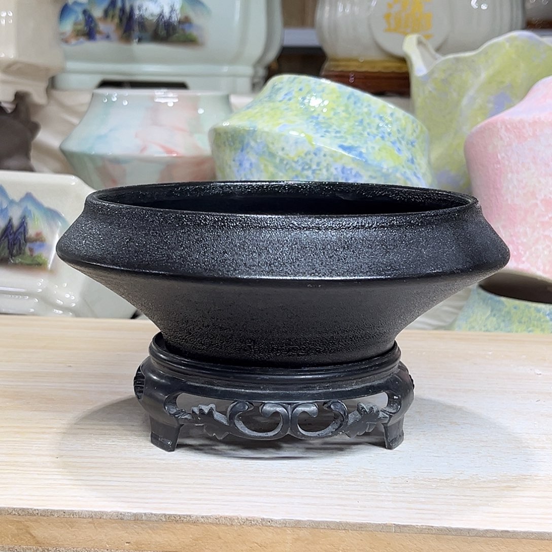 陶瓷绿植多肉微瑕花盆外口径：15*7.5无孔