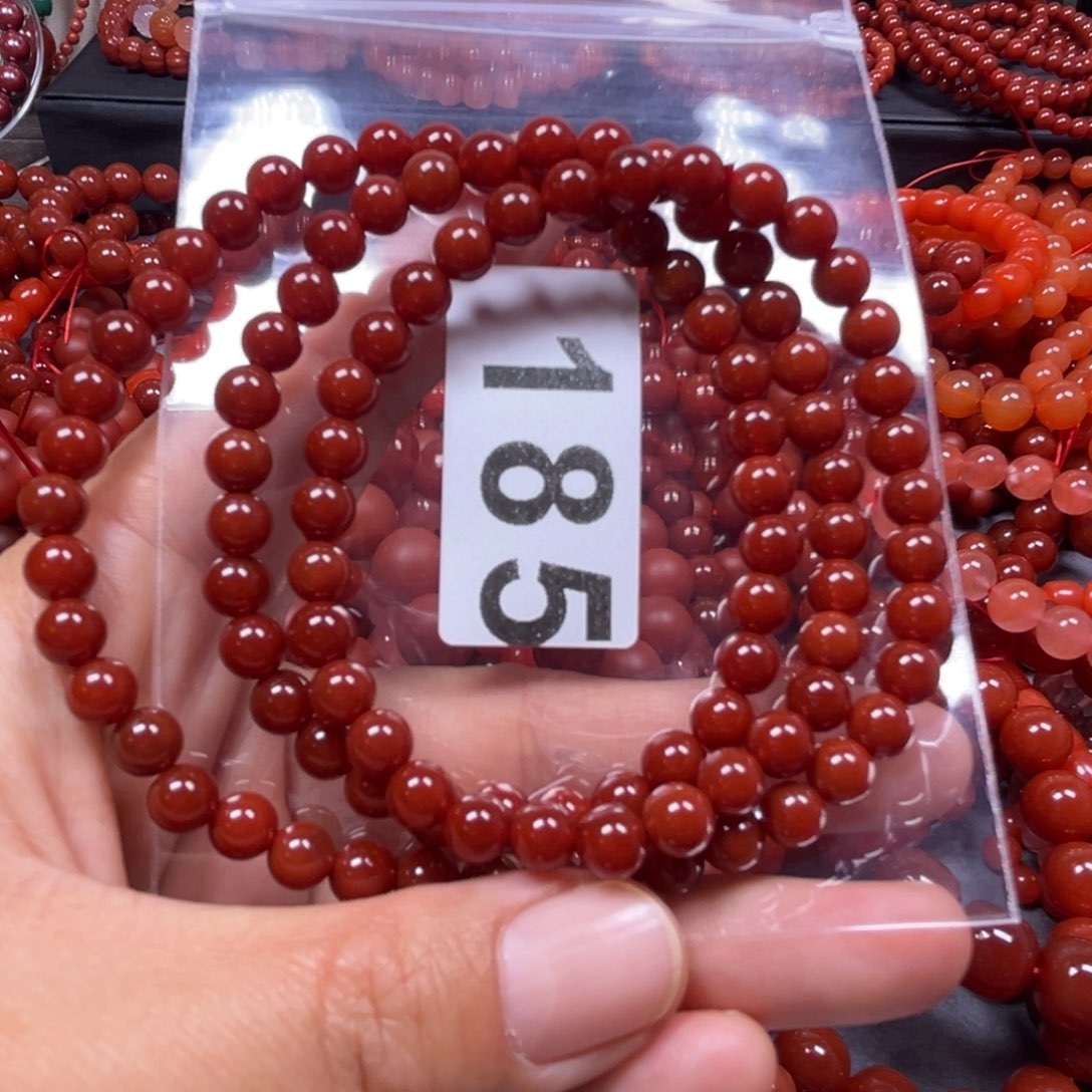 玛瑙/玉髓手链未镶嵌银****物