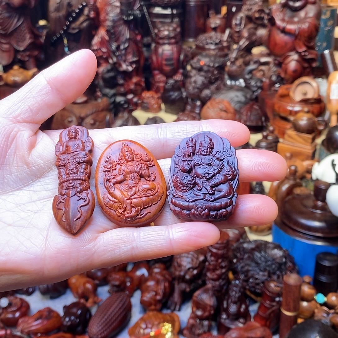 檀香紫檀（小叶紫檀）吊坠