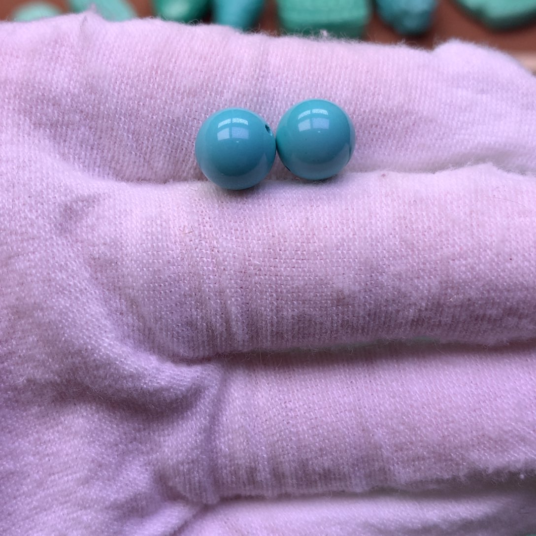 原生态散珠配珠圆珠一对卡8