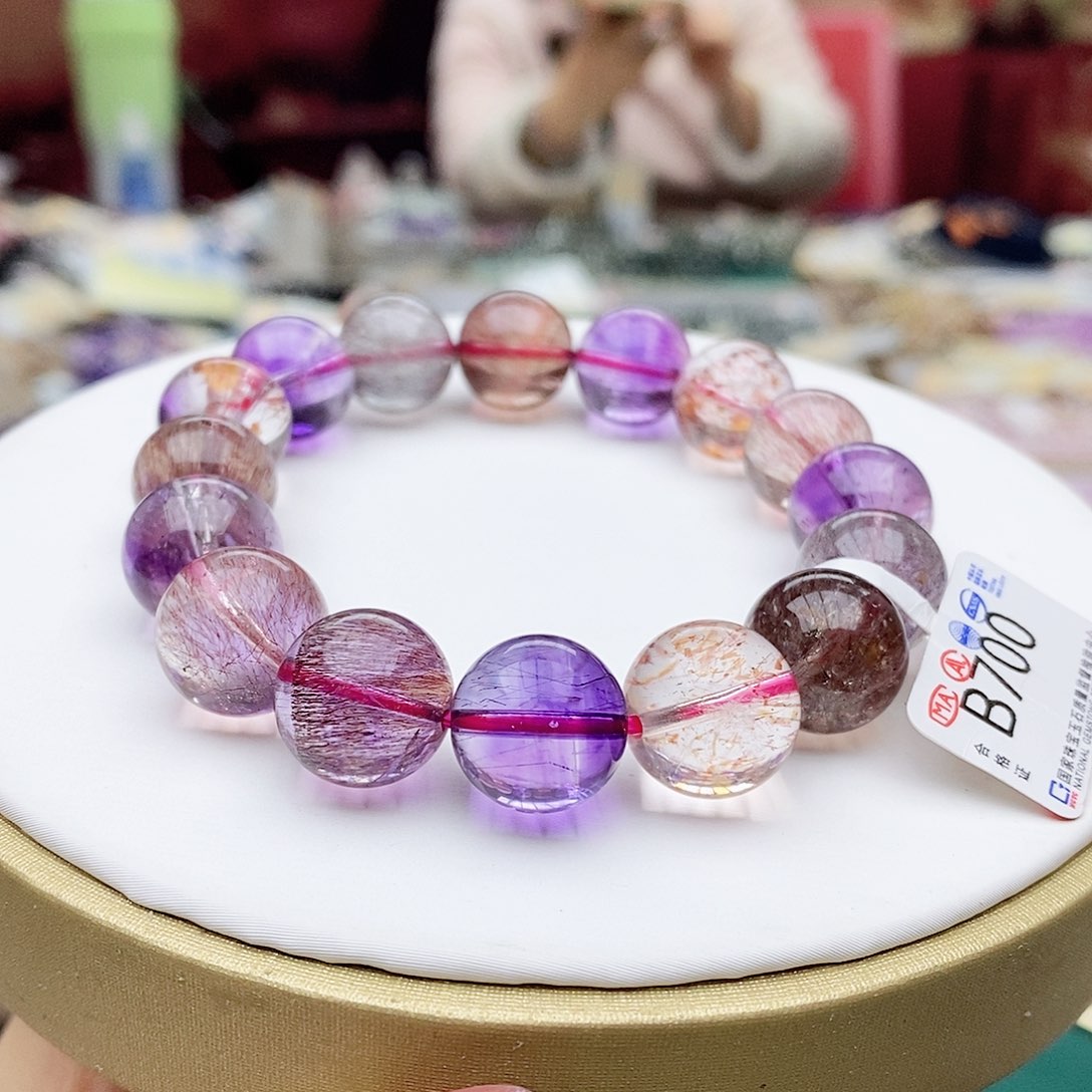 水晶手串未镶嵌B700高货仙女超13m