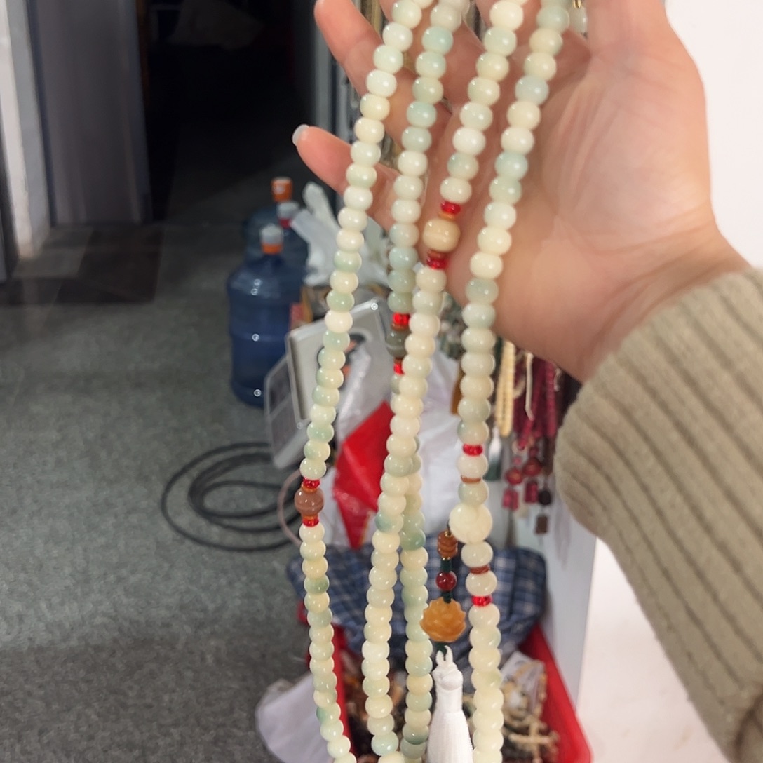 吊坠白玉菩提6×90