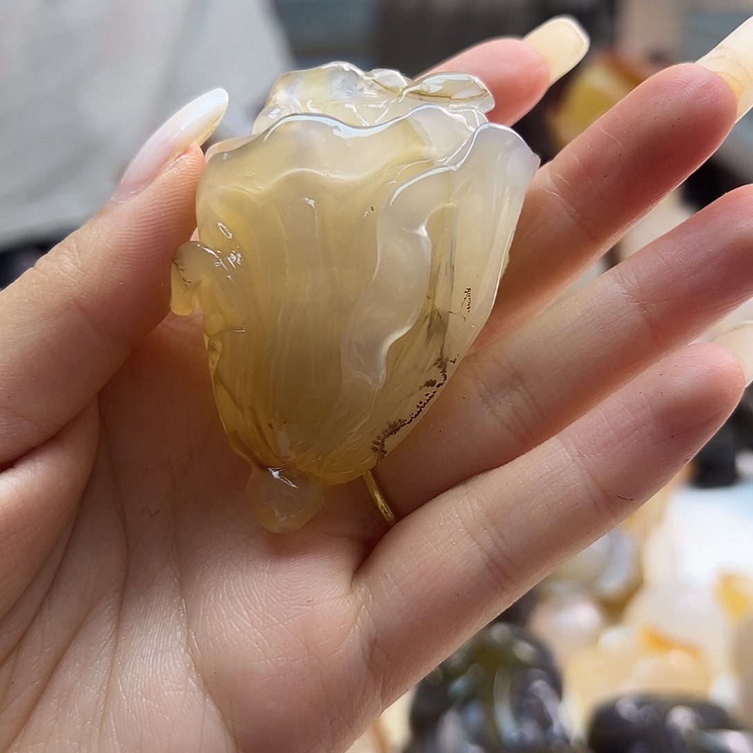 玛瑙/玉髓未镶嵌吊坠(不含链)