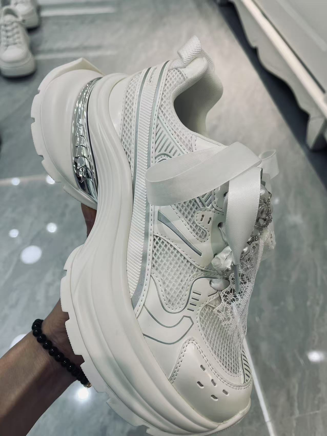 时尚运动老爹休闲鞋女增高显瘦学院风