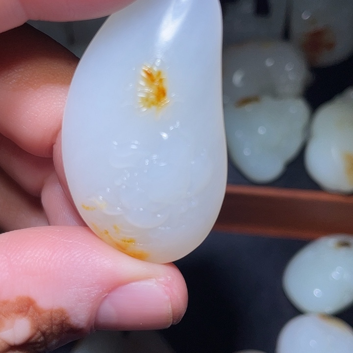 书***石和田玉（白玉）未镶嵌车挂