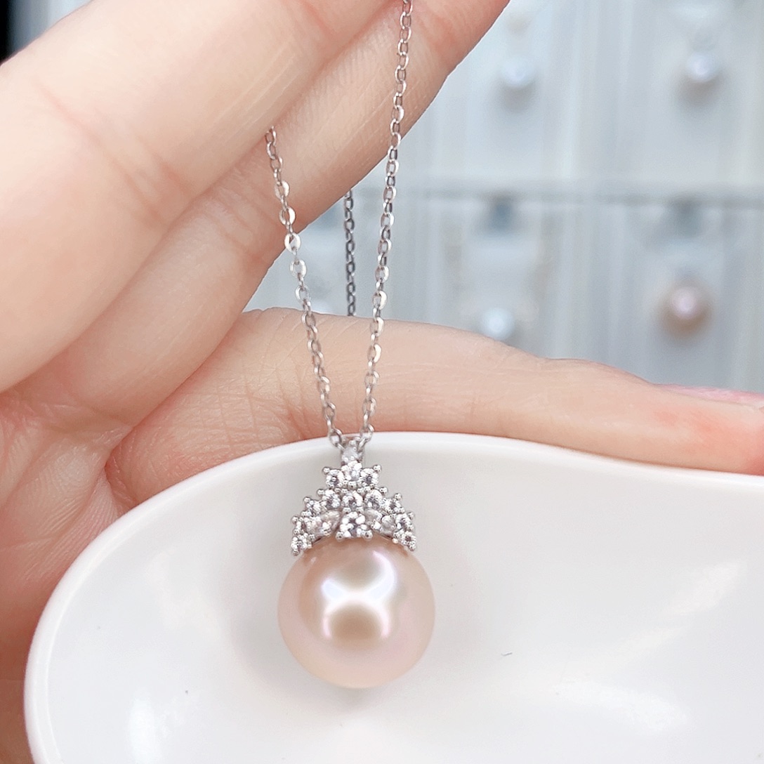 淡水珍珠吊坠(赠链)合金