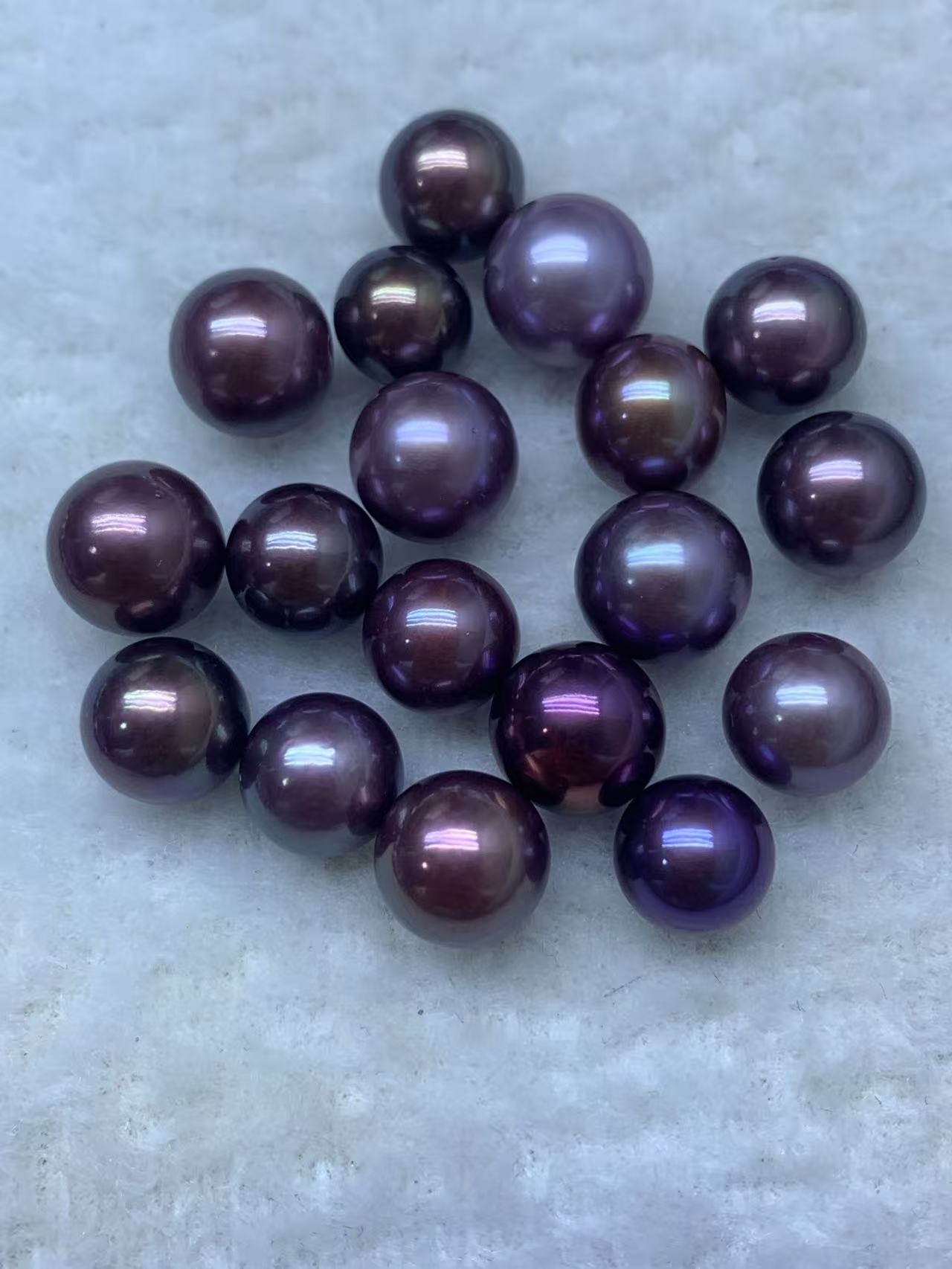 蓝莓妖紫 深色单珠 开了不支持退换