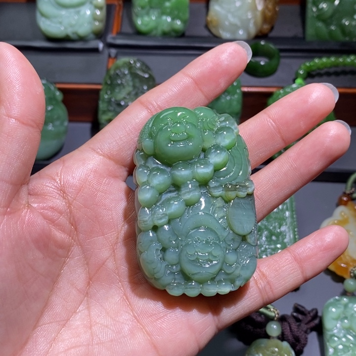 和田玉挂件未镶嵌祥