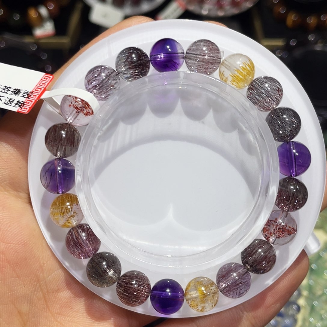 烟晶手链银S925镶嵌仙女超8.9