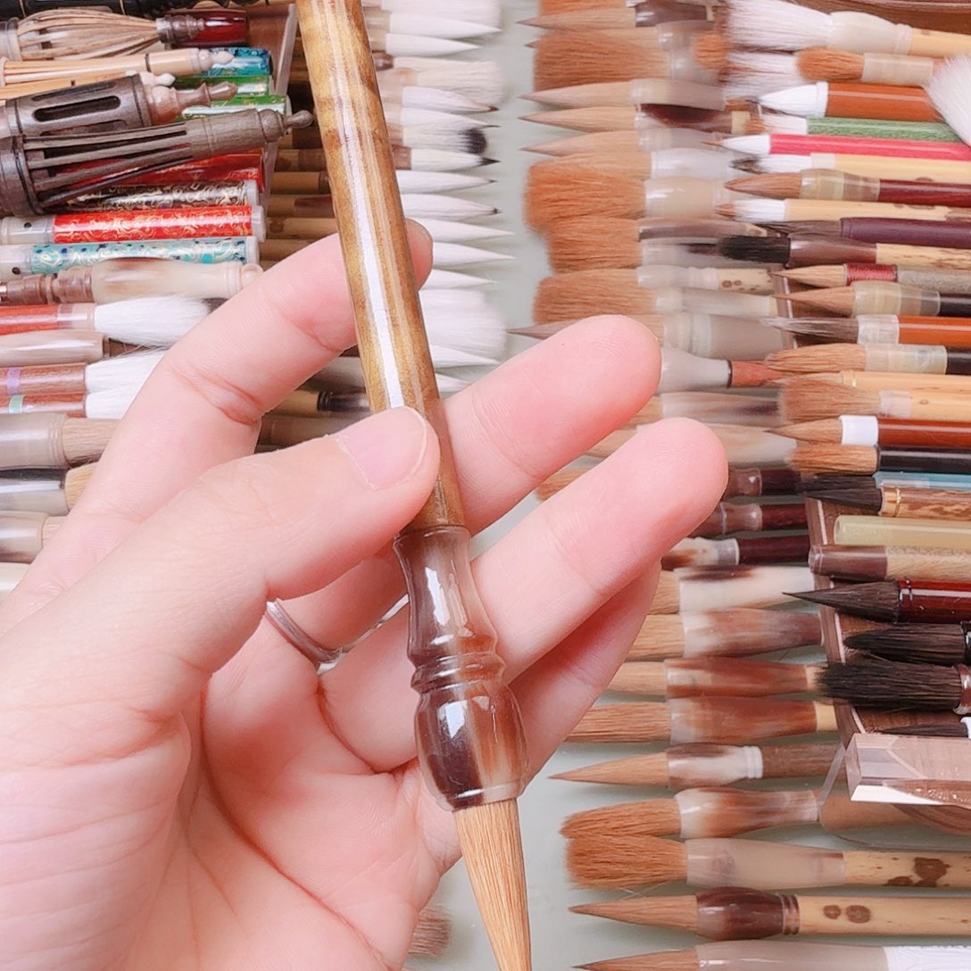 用***2赤霄全纯漠河狼毫一支