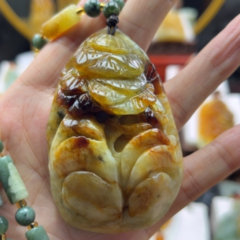 岫玉挂件未镶嵌挂件