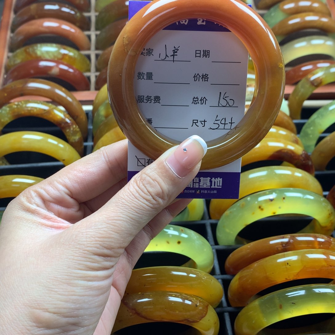 蛇纹石玉手镯合金小****