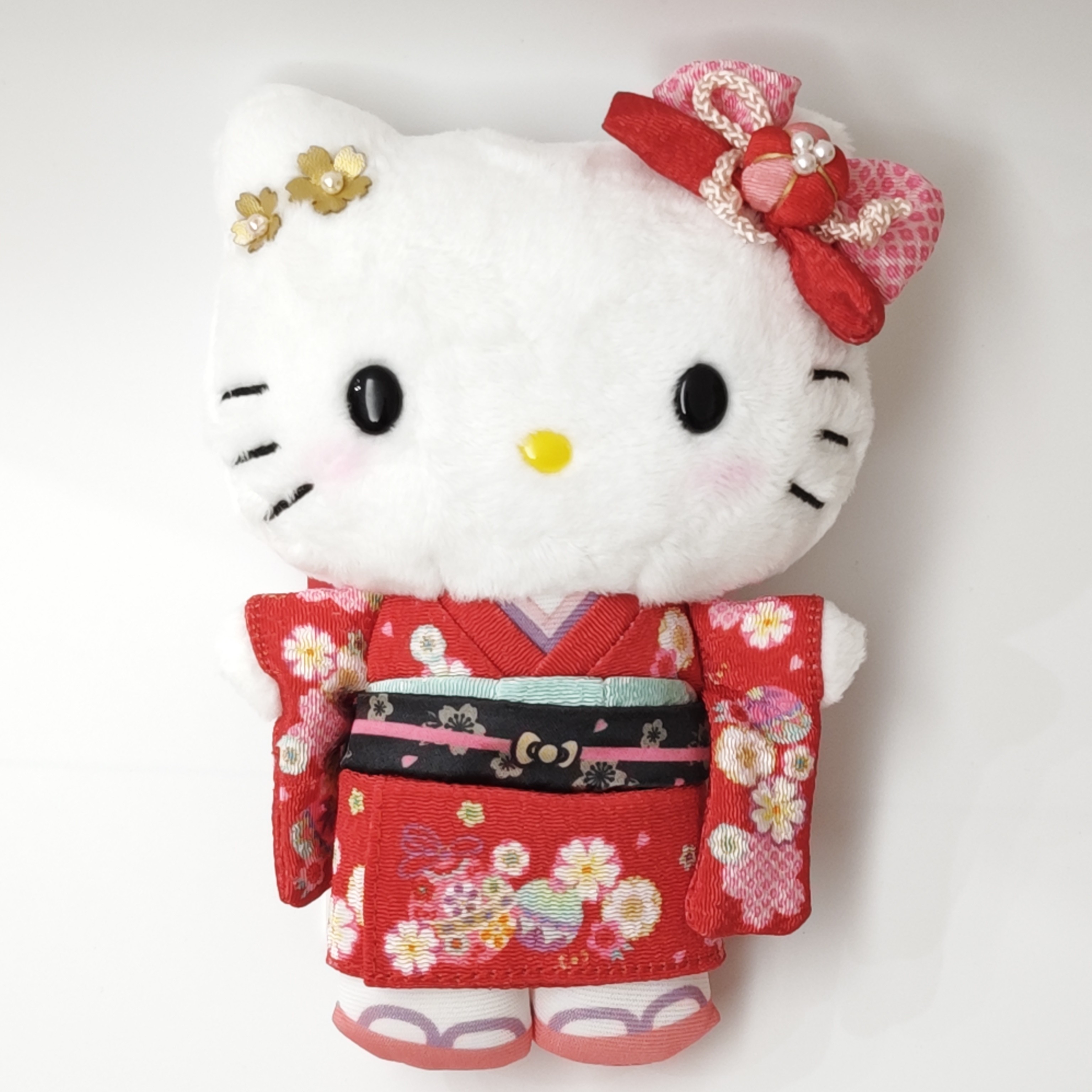 [和服系列kitty]日版和服系列kitty可爱毛绒玩偶公仔挂件日本正品
