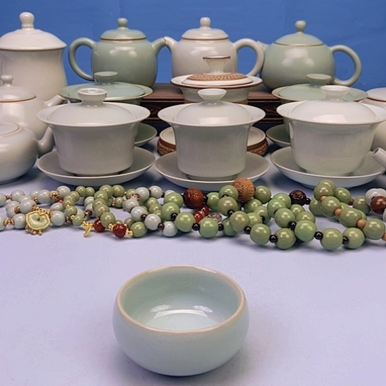 杯天青禅定杯原矿原釉原产地