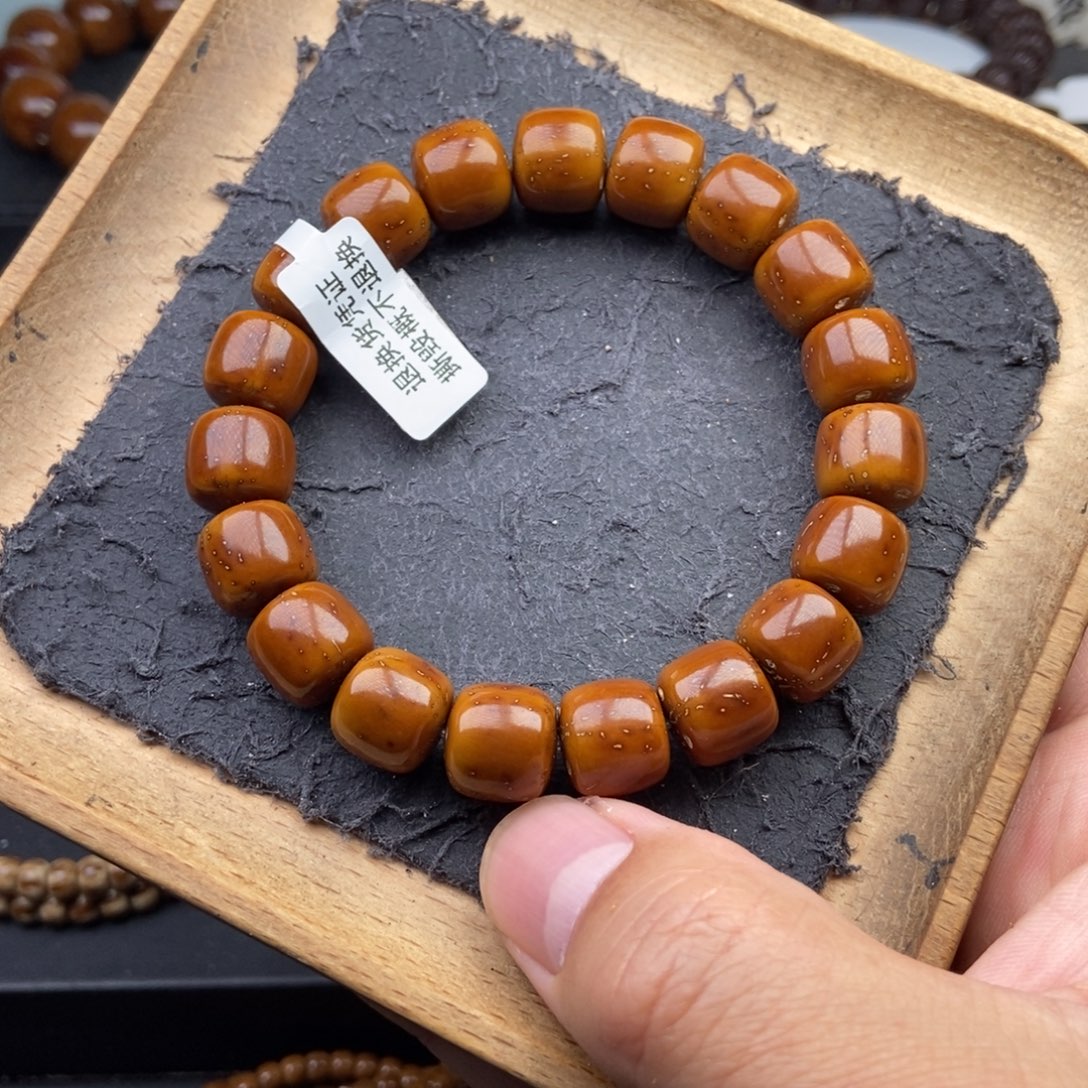 紫金鼠手串12mm天花板纯手工短轴