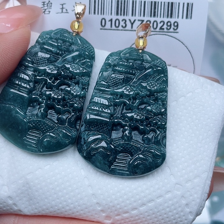 吊坠(不含链)未镶嵌翡翠