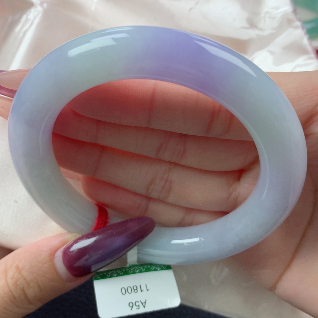 未镶嵌手镯翡翠缅甸天然翡翠A货56.8