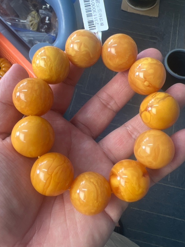 古觅珠宝老蜡手串