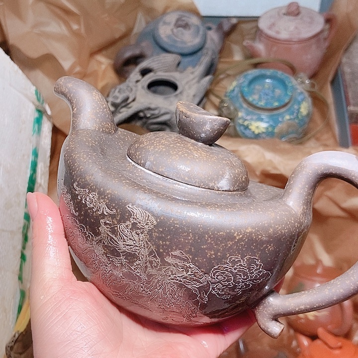 紫砂茶杯宜兴紫砂手工制作