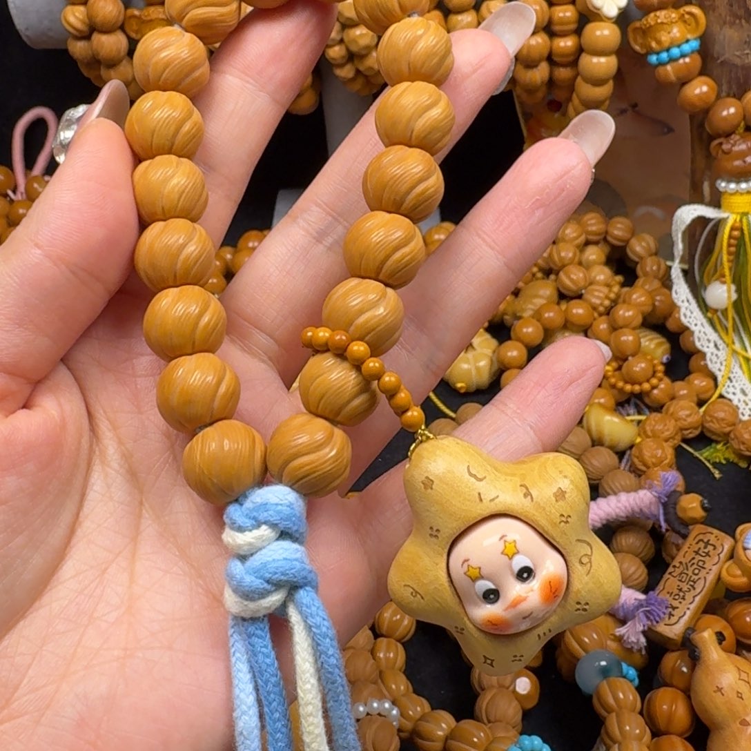 大***-手串/手链核桃卷卷酥加五星星人
