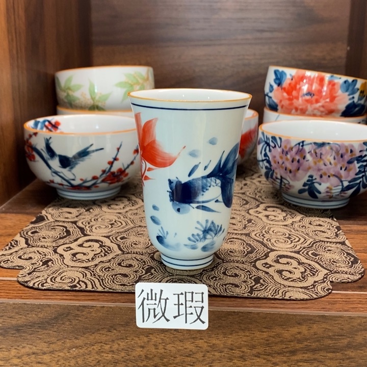 釉下老陶泥手工绘制