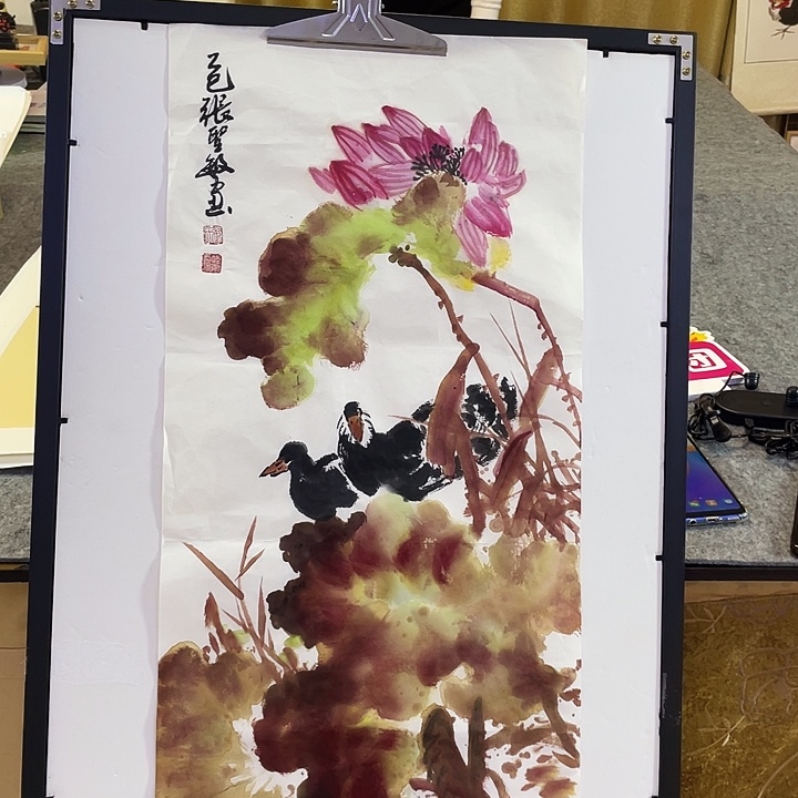 国画张圣敏先生纯手绘作品