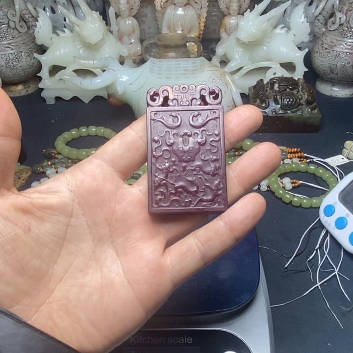 鑫***下和田玉未镶嵌挂件