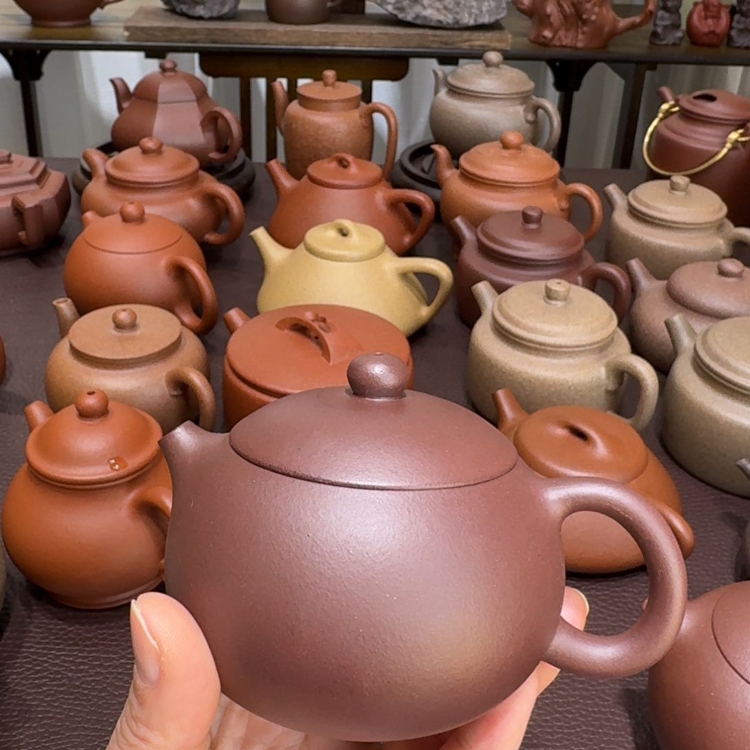 紫砂茶壶淡*紫泥西施190cc微瑕