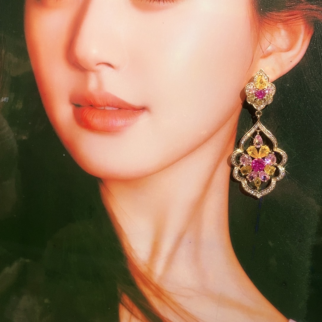 【闪购商品】纯铜925银锆石芜