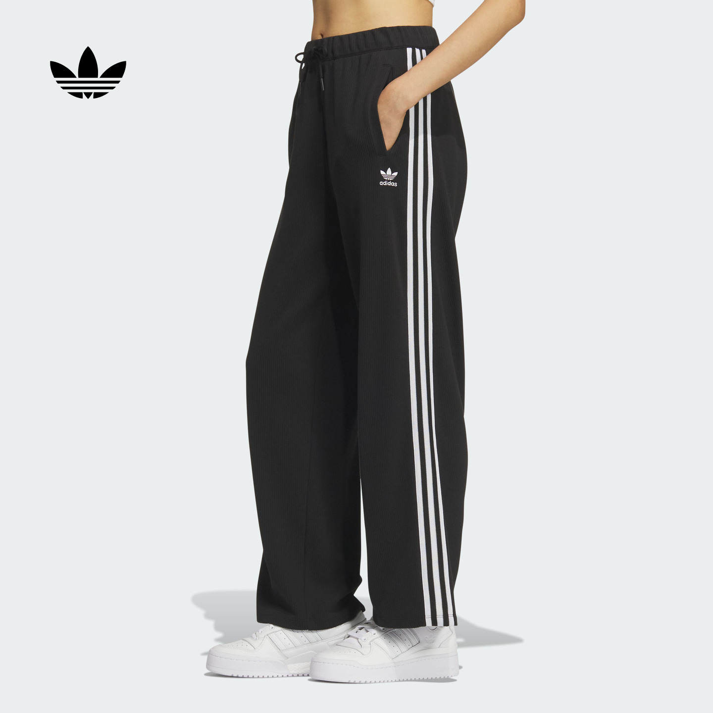 【滔搏联动】adidas阿迪达斯官方三叶 运动裤女新款 KS5960