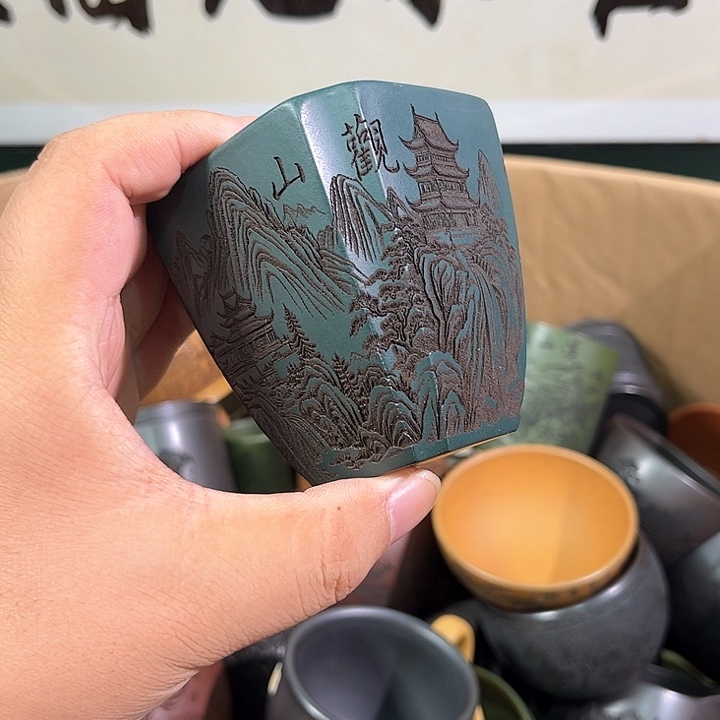 茶杯紫砂全手工紫砂主人杯