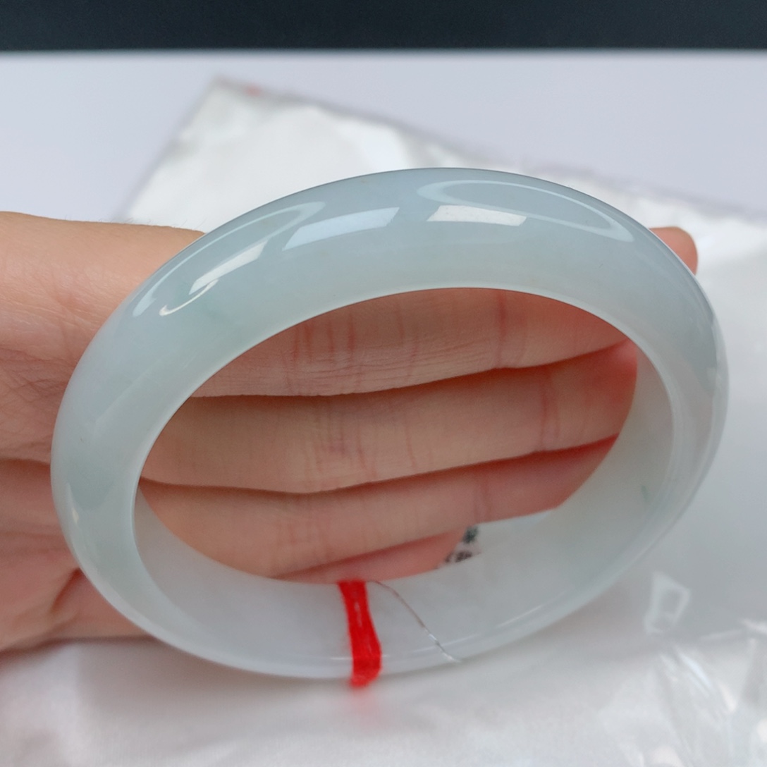 翡翠手镯未镶嵌57.5正圈