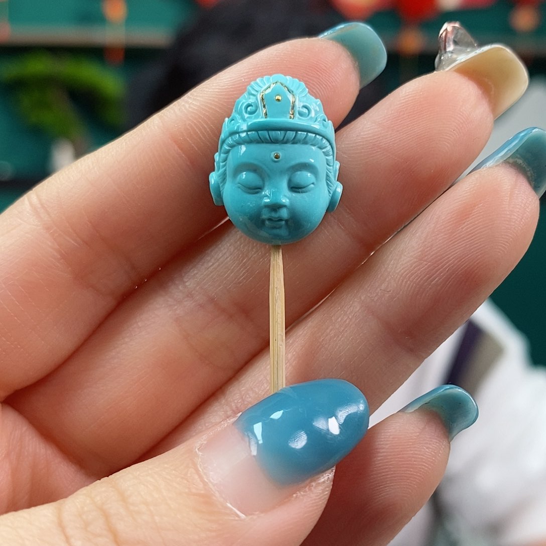 绿松石珠宝奇石未镶嵌