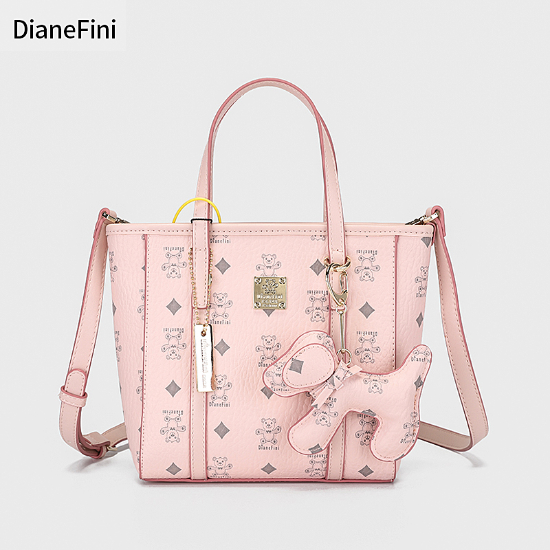 DianeFini/黛安霏尼轻奢精致菜篮子手提包7653