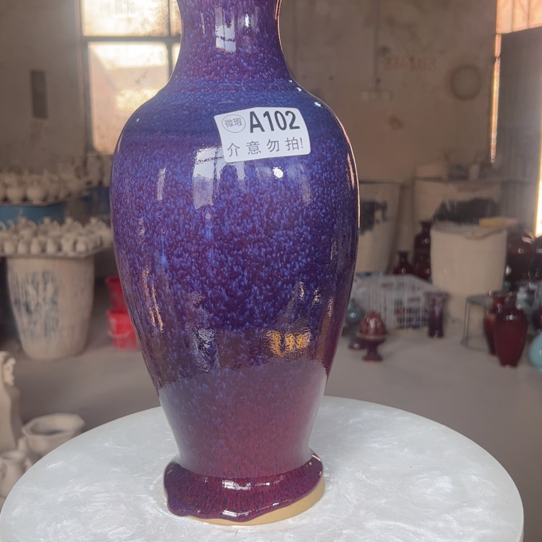 摆件郑家钧窑摆件微