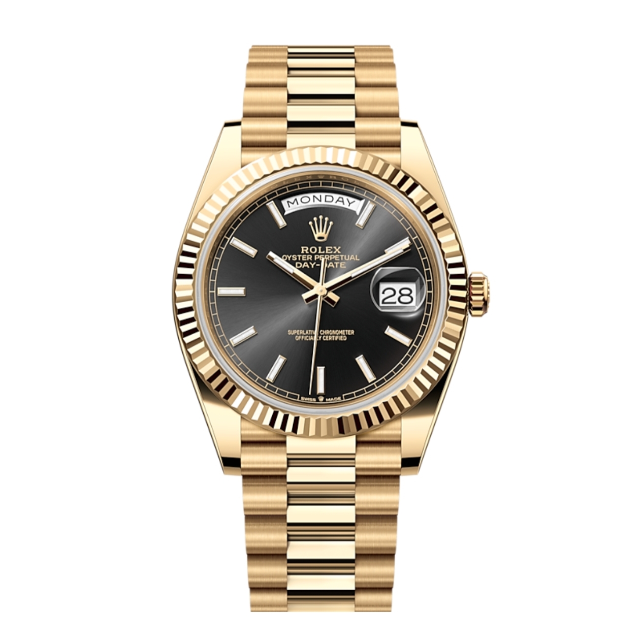 99新 Rolex/劳力士 星期日历/40mm/男表/M228238-0067/机械/黄金