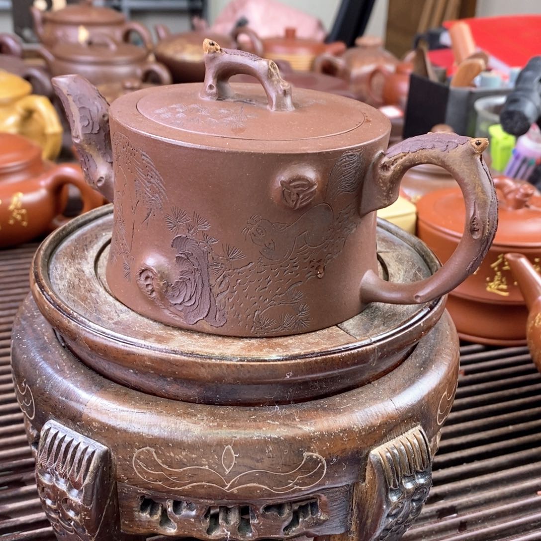 紫砂茶壶原矿手工160