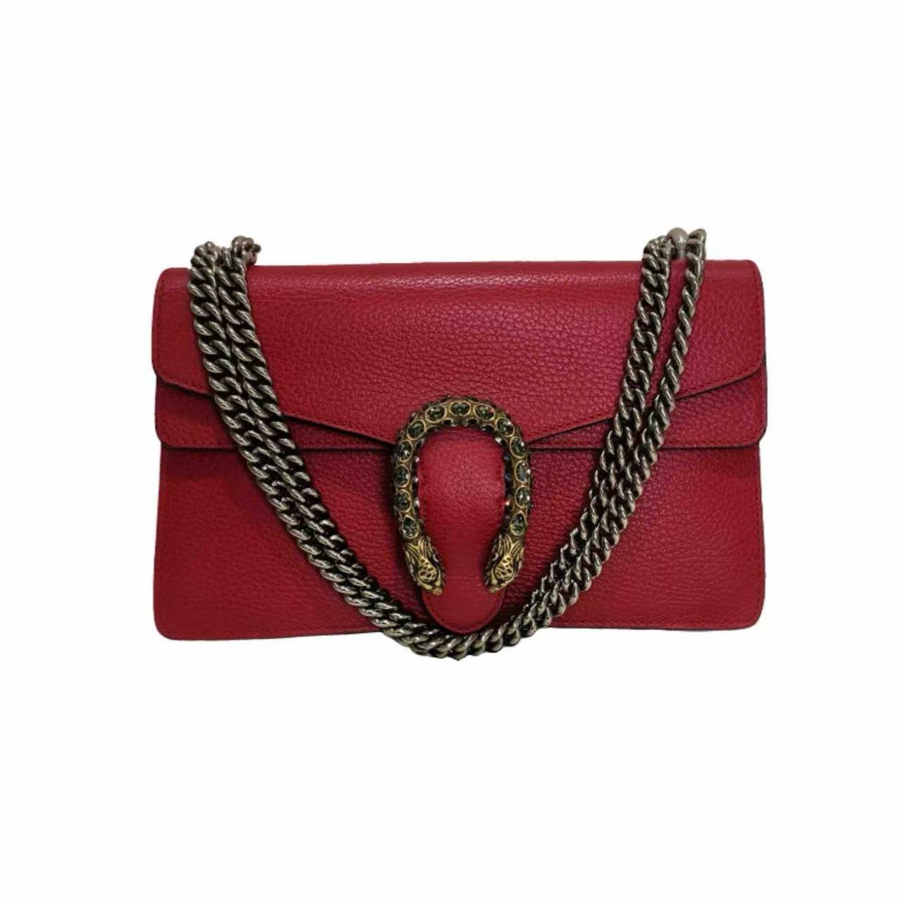 99新 GUCCI/古驰 云朵奢品/酒神 钻扣中号/98新