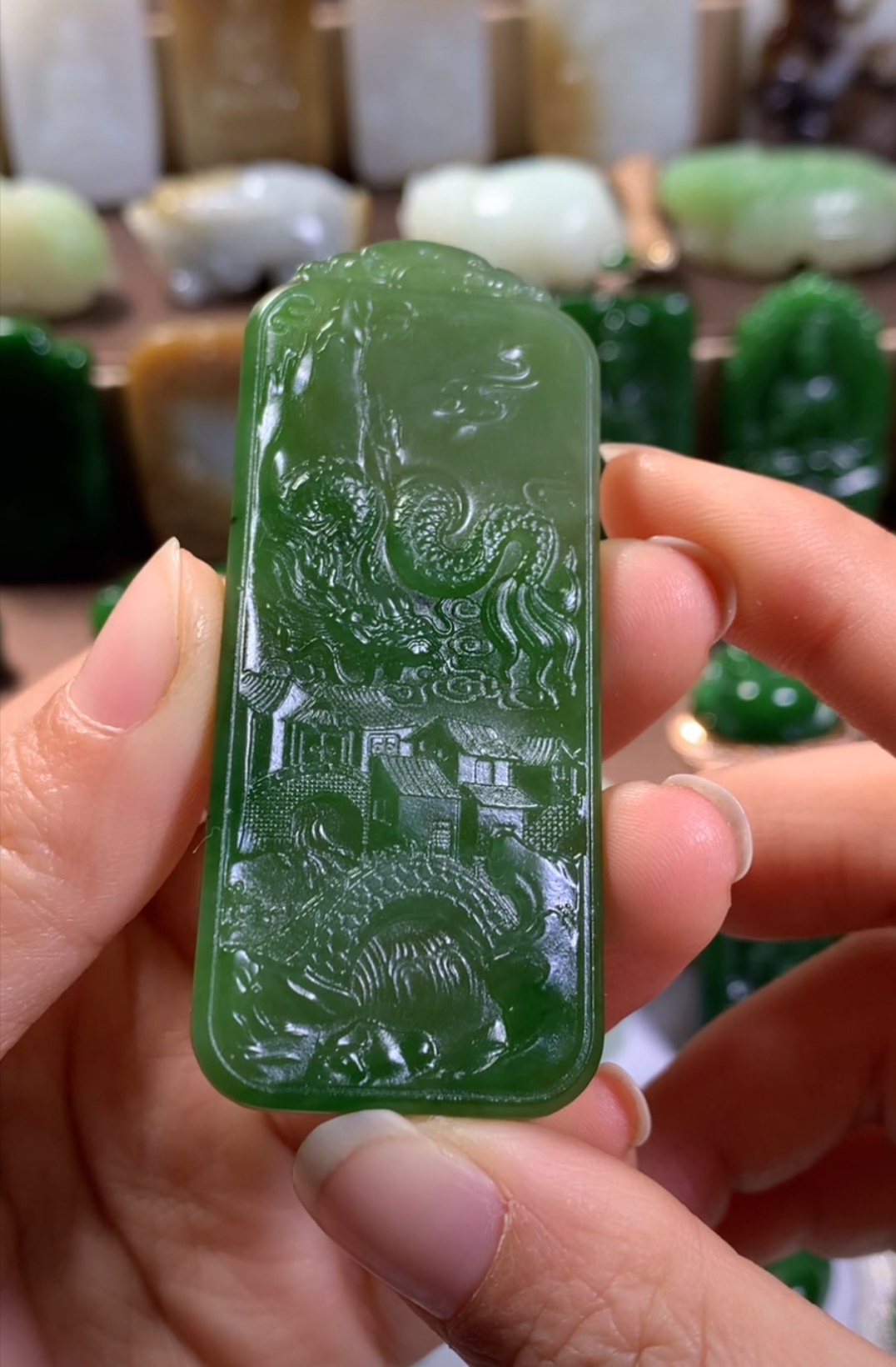 和田玉挂件未镶嵌