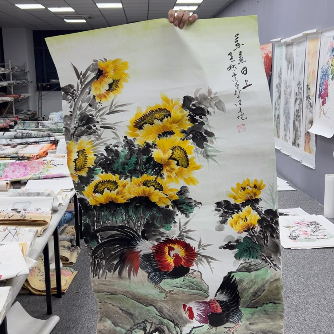 国画纯手绘字画宣纸