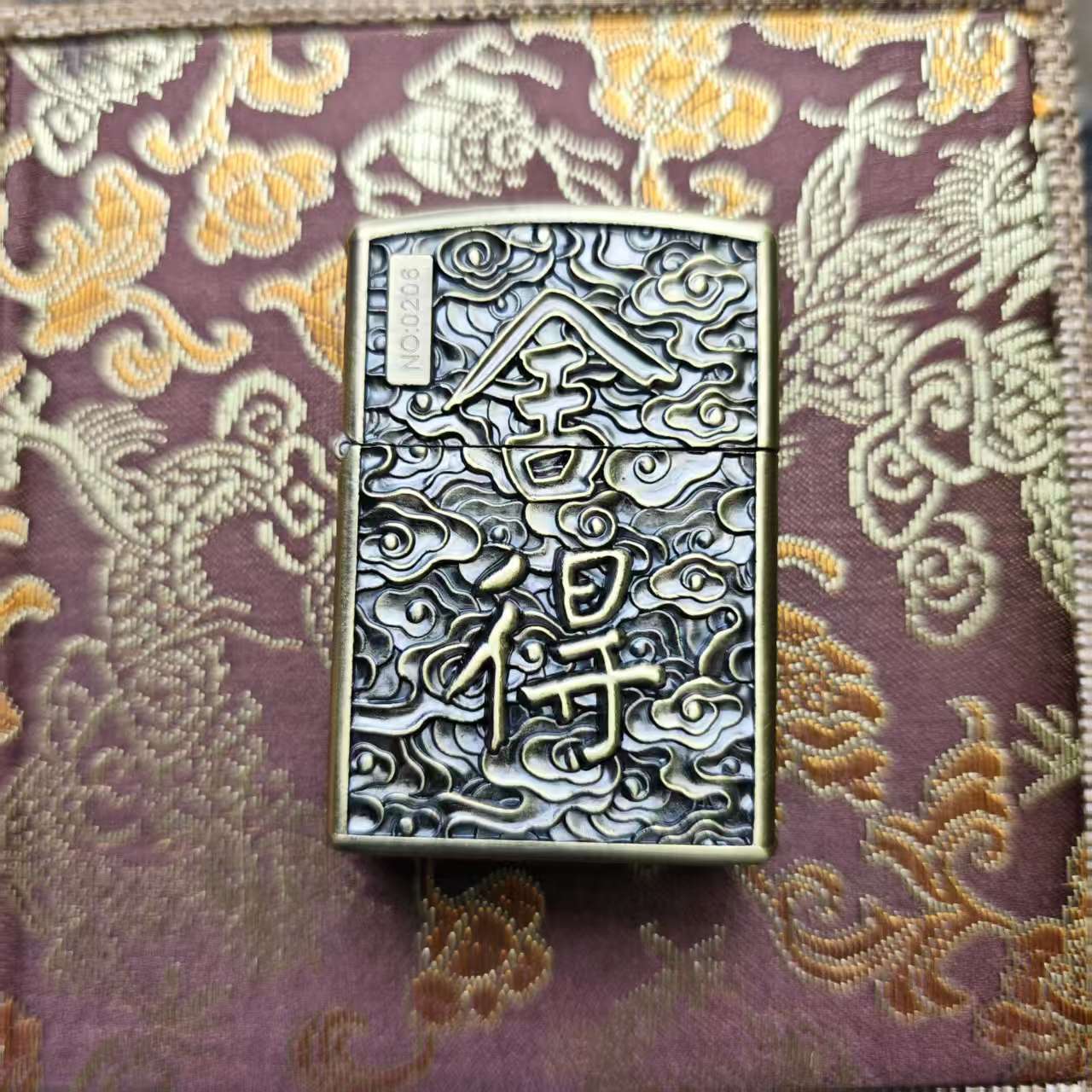 ZORRO佐罗舍得青铜 防风油打火机送男士无油D