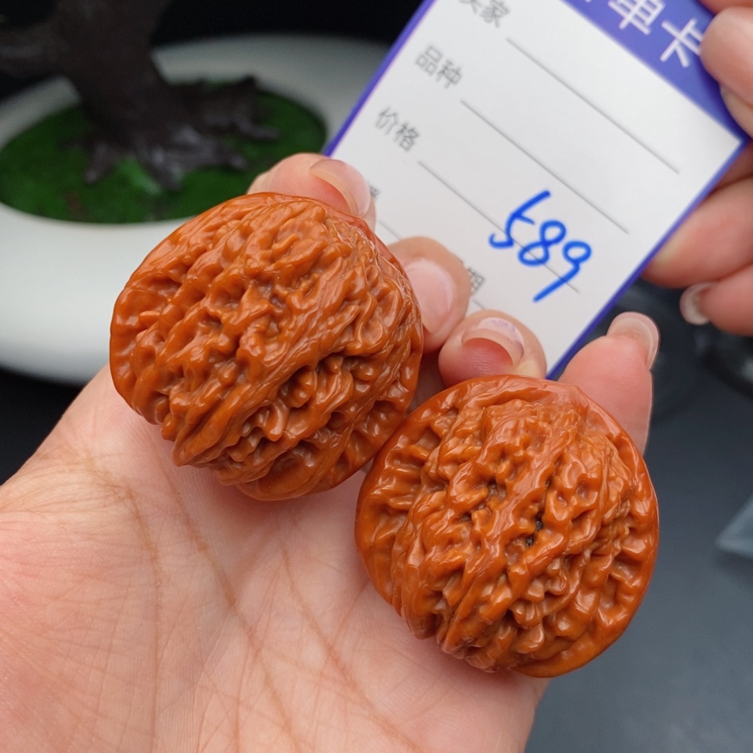 文玩核桃把件37四座楼589