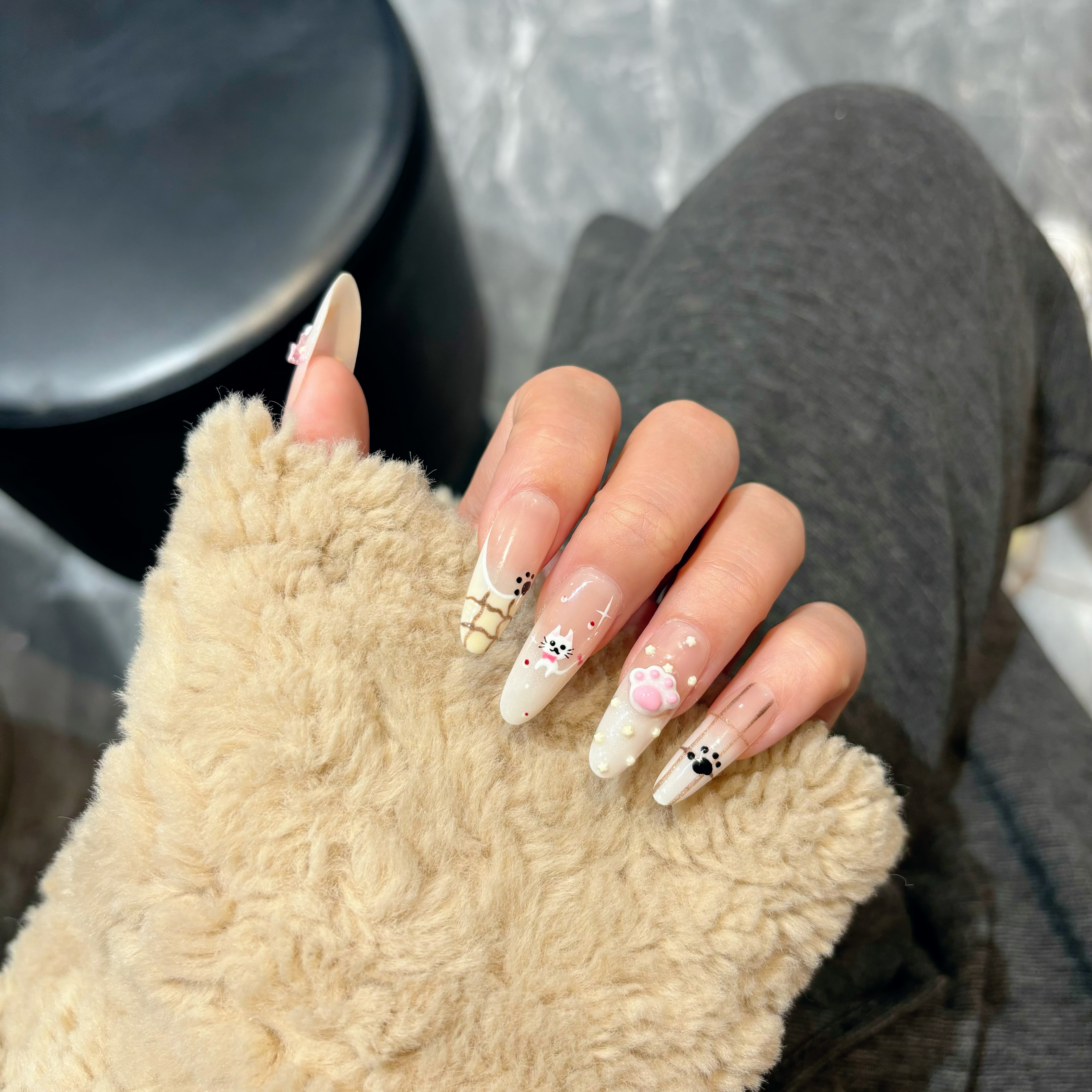 「猫猫穗穗」一颗喜糖 | sweet candy 猫咪爪爪美甲/ 穿戴甲