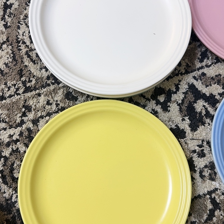 陶9寸哑光白哑光黄微瑕